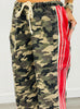 Camo Red Sport Stripe Drawstring Pants (Reg.)