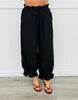 Lace Trim Ruffle Hem Pants (Reg.) - 3 Colors