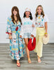 POL Ivory/Blue Multi Tassel Maxi Dress (Reg.)