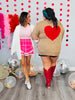 Happy Heart Sweater Cardigan (Reg)-2 Colors