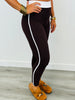 Contrast Piping Crop Tank Top & Pants Set (Reg.) - 2 Colors