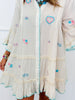 POL Natural Multi Button Down Mini Dress (Reg.)