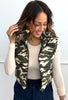 Camo Padded Zip Up Vest (Reg)