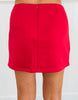 Red Zip Up Jacket & Mini Skort Set (Reg.)