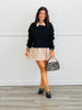 Collared Twofer Sweatshirt (Reg.)-2 Colors