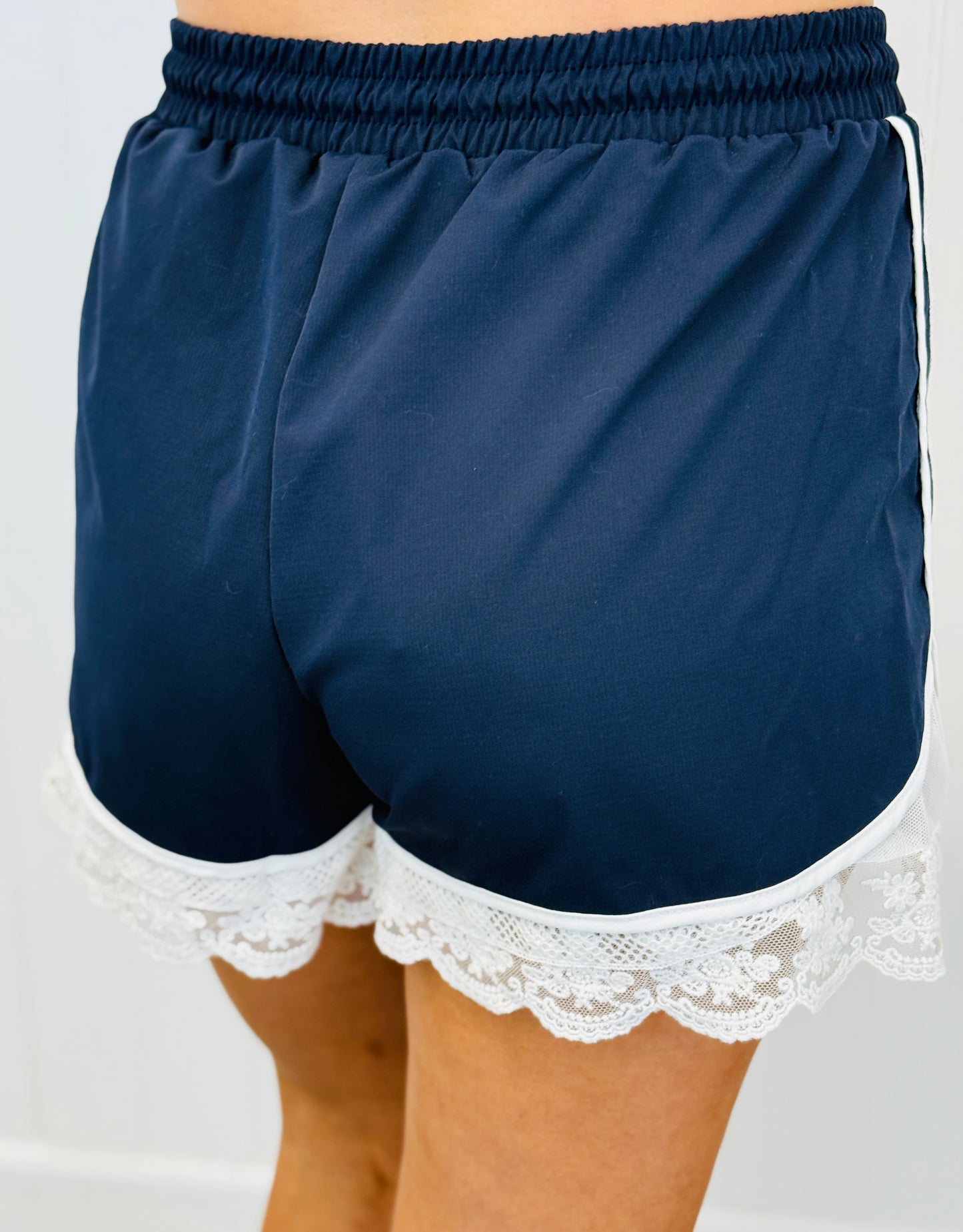 Lace Detail Shorts (Reg.) - 3 Colors