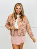 Vintage Ginger Floral Printed Button Up Jacket (Reg.)