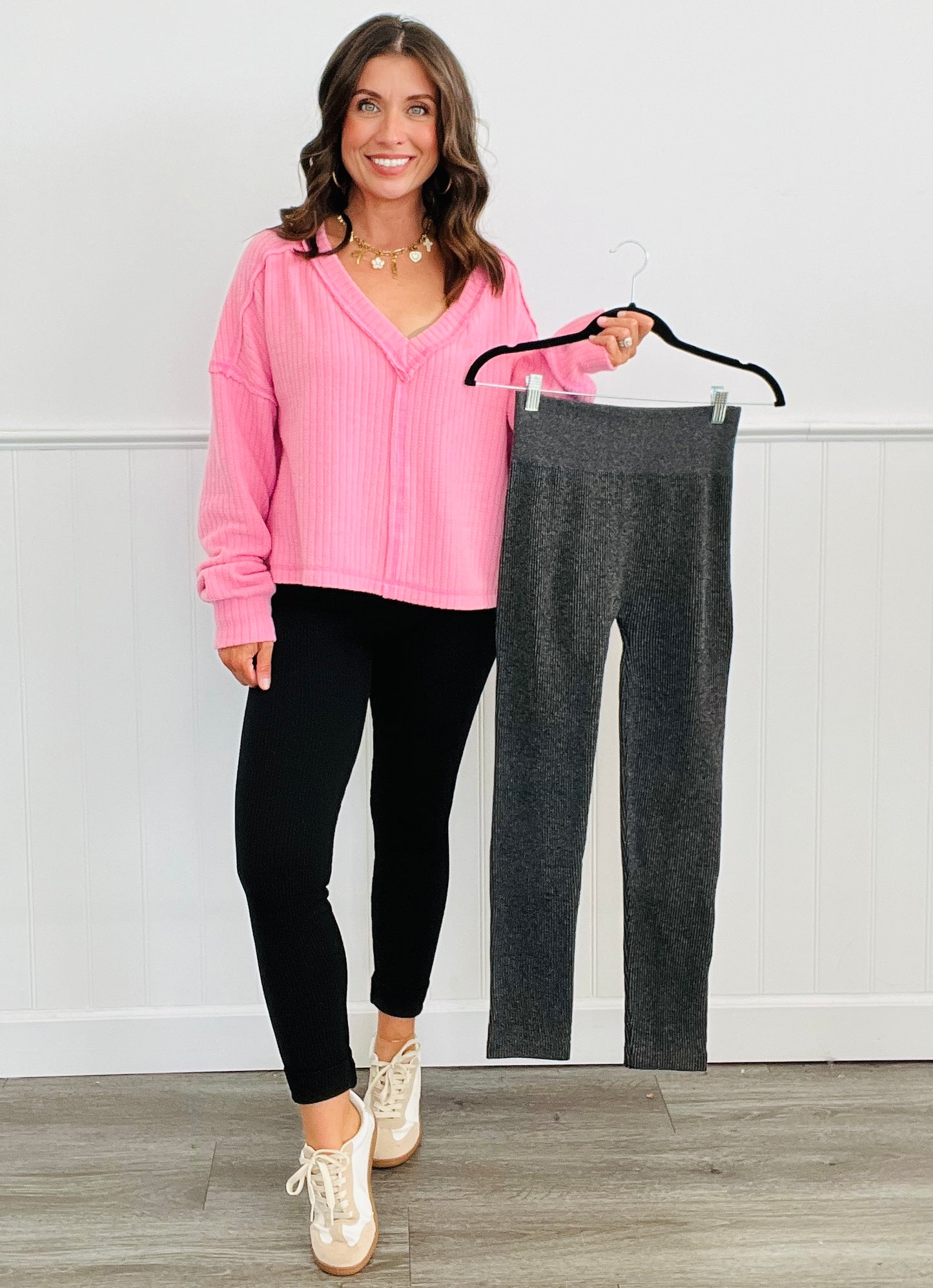 Seamless Leggings (Reg. and Plus) - 2 Colors