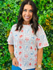 Coastal vibes Weekend Waffle Tee (Reg. and Plus)
