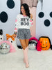 Hey Boo Sequin Long Sleeve Top (Reg. and Plus)