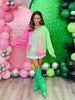 Queen Of Sparkles Licensed Green & Pink Character Profile 'Wicked' Sweatshirt (Reg. and Plus)