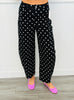 Polka Dot Party Barrel Pants (Reg.) - 4 Colors