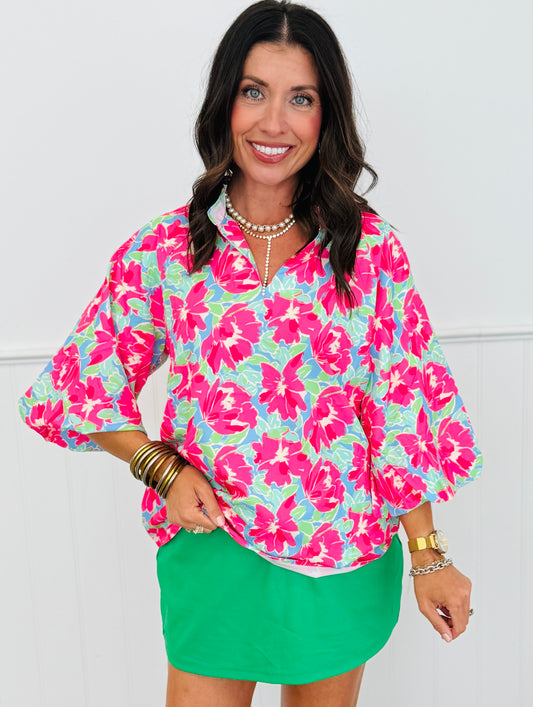 Summer Bloom Donna Top (Reg. and Plus)