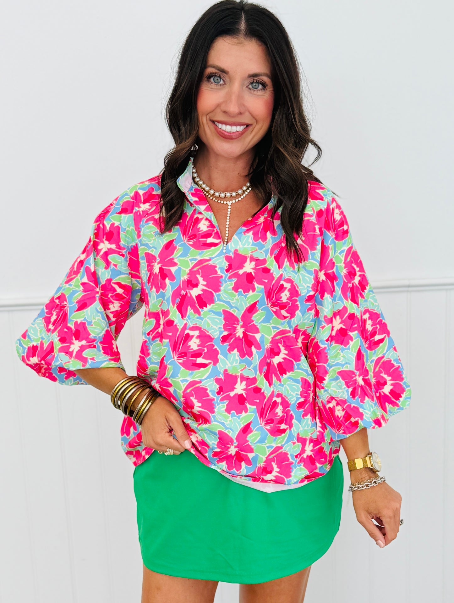 Summer Bloom Donna Top (Reg. and Plus)