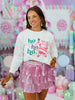 White Ho Ho Ho Santa Sequin Sweatshirt (Reg. and Plus)