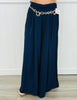 Navy Wide Leg Pants (Reg.)