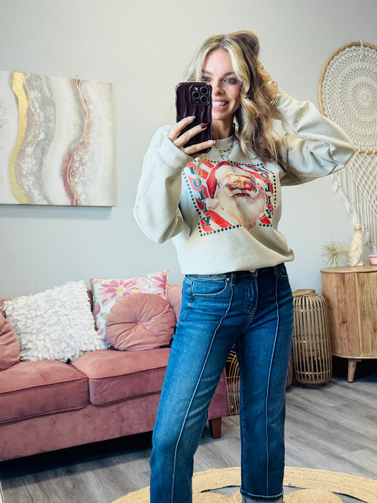 Holly Jolly Vintage Sweatshirt (Reg. and Plus)