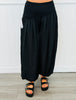 Shirred Harem Pants (Reg.) - 4 Colors