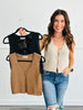 Daily Deal! Hook & Eye Knit Sweater Vest (Reg.) - 3 Colors