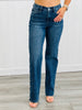 Judy Blue Studded In Sweetness Straight Jeans (Reg. and Plus)