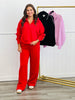 Modal Side Piping Half Zip Top (Reg. and Plus)-3 Colors