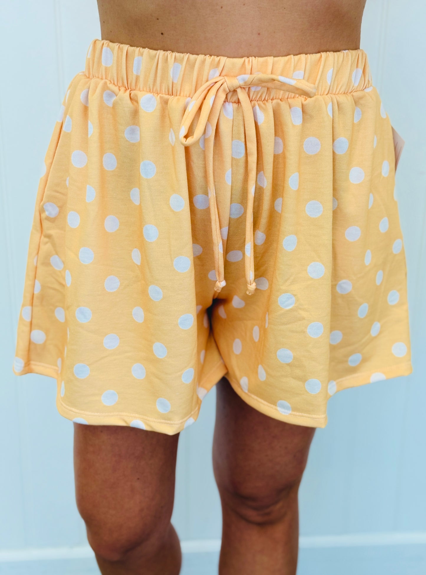 Polka Dot Contrast Shorts (Reg & Plus) - 5 Colors