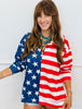 Stars and Stripes Quarter Zip Pullover (Reg. and Plus)