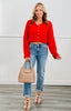 Tomato Red Cardigan (Reg.)
