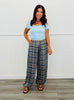 Flowy Plaid Elastic Cuffs Pants (Reg.) - 3 Colors