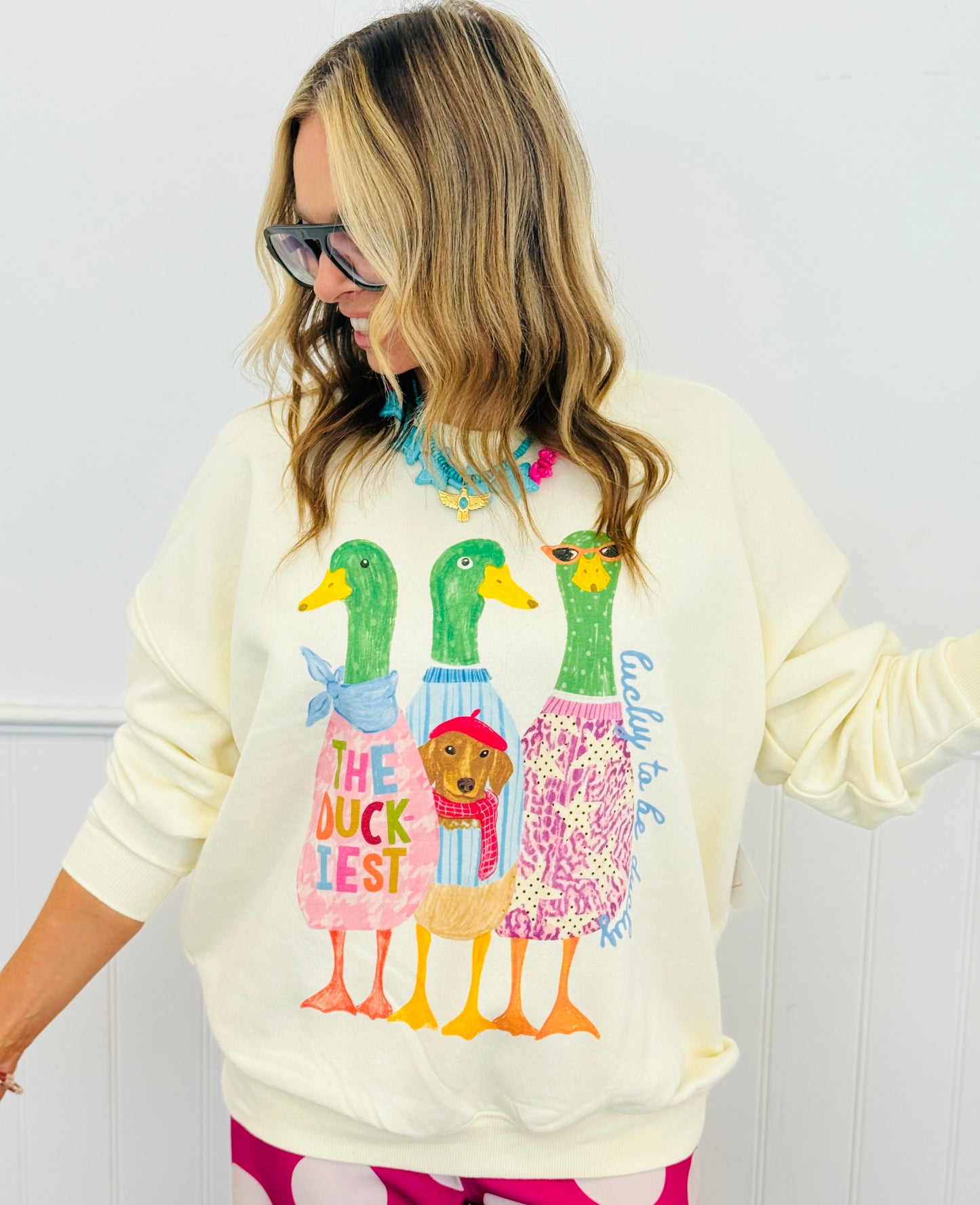 Lucky To Be Ducky Sweatshirt (Reg.)