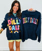Navy Dilly Dally Reversible Sweatshirt (Reg.)