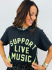 Support Live Music Tee (Reg. and Plus)