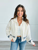 Bow Trim Sweater Cardigan (Reg)-2 Colors