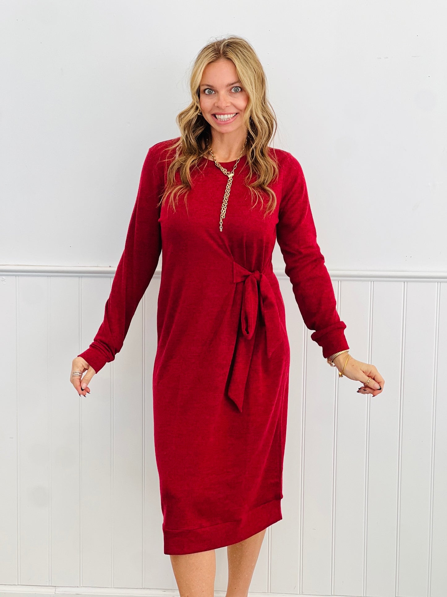 Dear Scarlett Knit Tunic Dress (Reg. and Plus) - 4 Colors