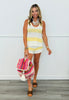 Yellow Striped Tank & Shorts Set (Reg.)