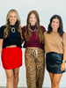 Shoulder Side Gold Button Top (Reg.) - 3 Colors