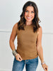 Sleeveless Round Neck Knit Sweater (Reg.) - 3 Colors