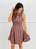 Plaid Sleeveless Mini Dress (Reg.)- 2 Colors