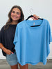 Luxe Sand Wash Ribbed Top  (Reg.) - 5 Colors