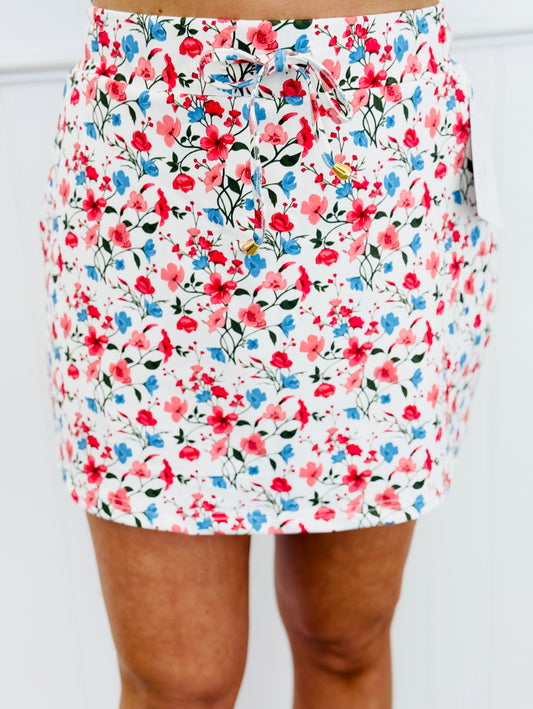 Patriotic Blooms Skort (Reg & Plus)