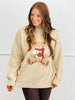 Oatmeal Bear Graphic Sweater Top (Reg)