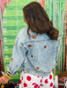 Embroidered Footballs Denim Jacket (Reg.)