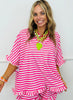 Flowy Striped Top (Reg & Plus)-3 Colors