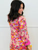 Pink Multi Floral Print Blazer (Reg.)