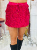Pink Velvet Hour Sequin Skort (Reg. and Plus)
