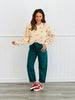 Queen Of Sparkles Tan Jeweled Cherry Sweatshirt (Reg. and Plus)