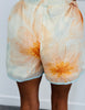 Orange Multi Drawstring Shorts (Reg & Plus)