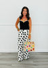 White/Black Polka Dot Pocket Pants (Reg.)