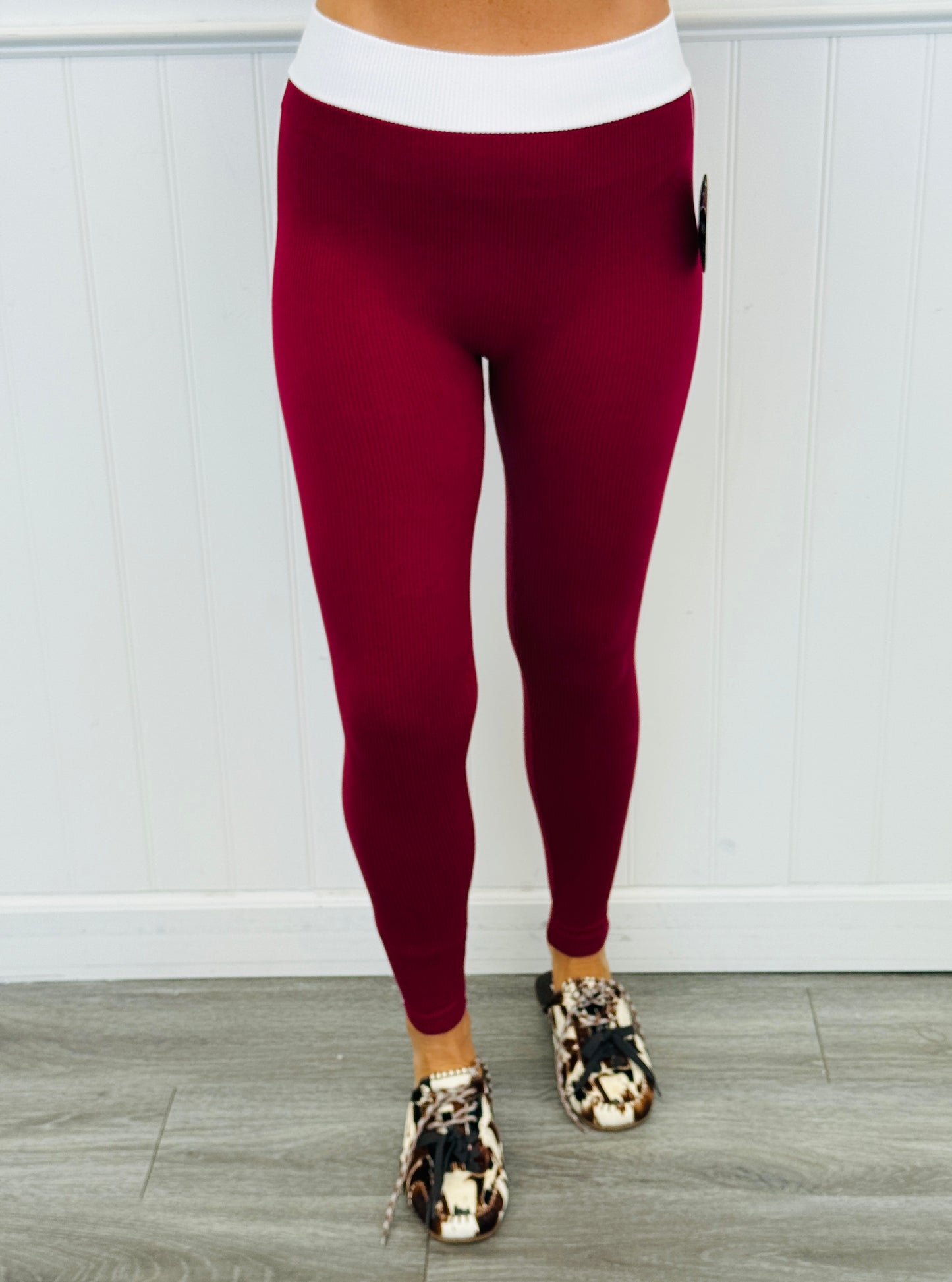 Contrast Piping Crop Tank Top & Pants Set (Reg.) - 2 Colors