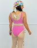 Beige Crochet Disc Sequin Maxi Dress (Reg.)